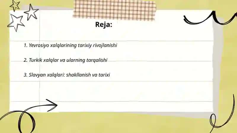 Yevrosiyo xalqlari va elatlari 2