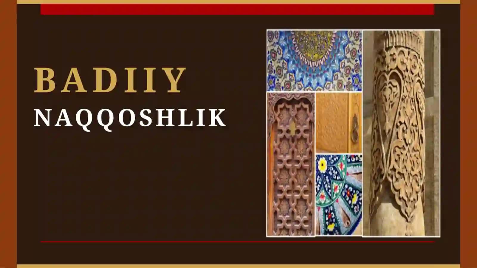 BADIIY NAQQOSHLIK 2