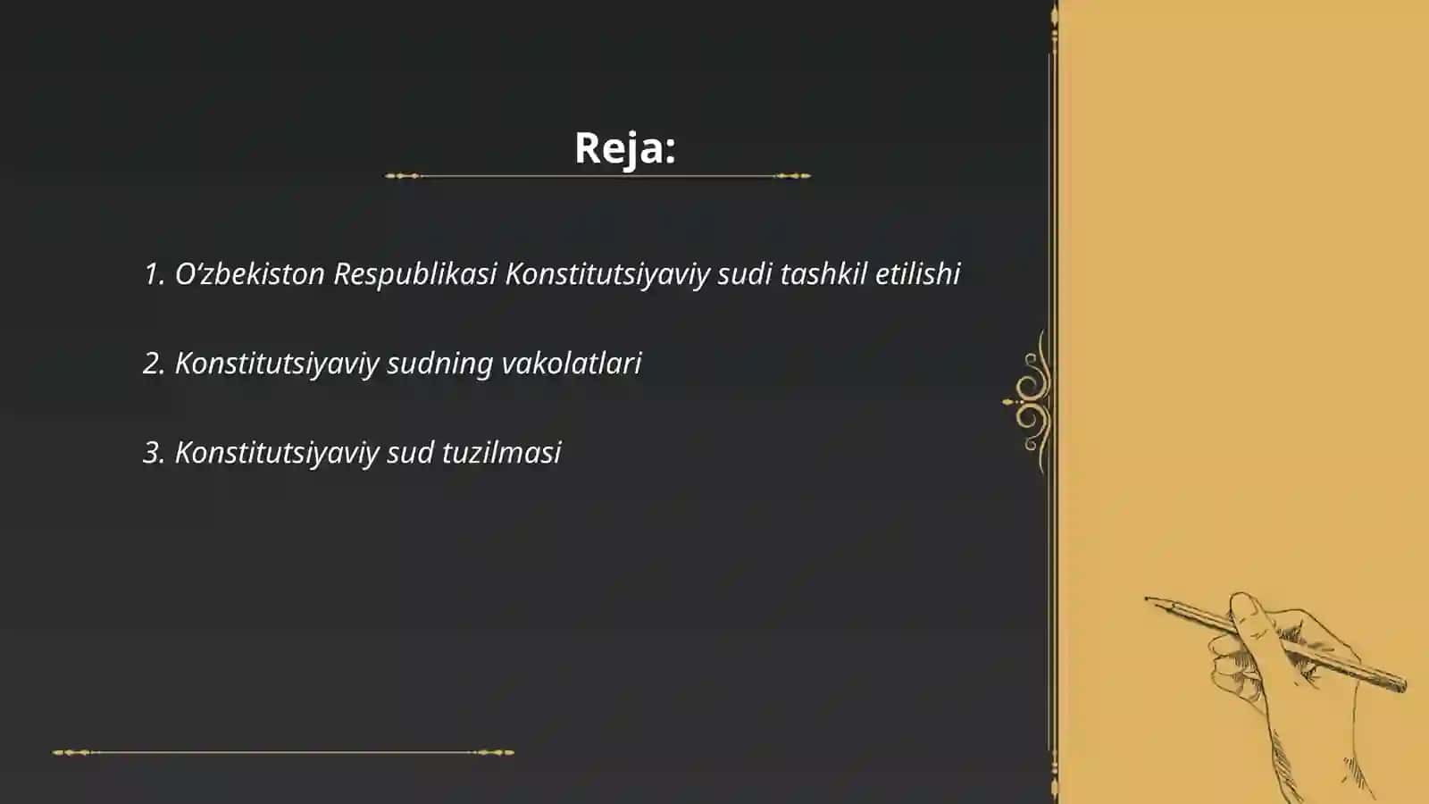 O‘zbekiston Respublikasi Konstitutsiyaviy sudi 2