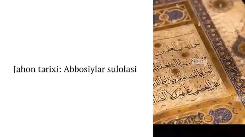 Abbosiylar sulolasi 2