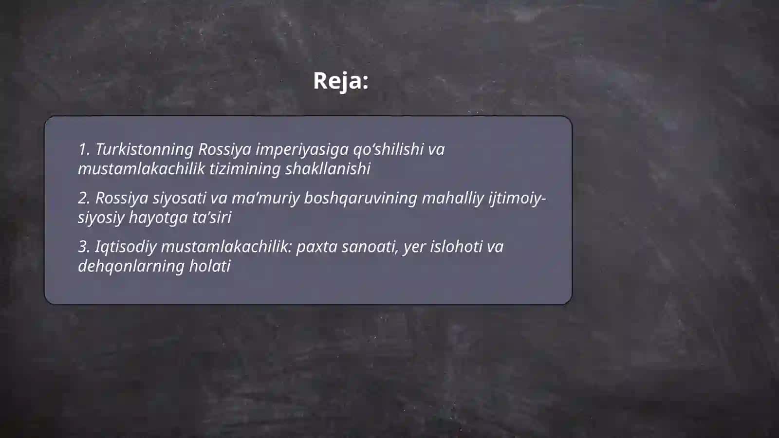 Oʻzbekistonda mustaqillik gʻoyalari tarixiy asoslari, Turkiston Rossiya Imperiyasi mustamlakachiligi davrida 2