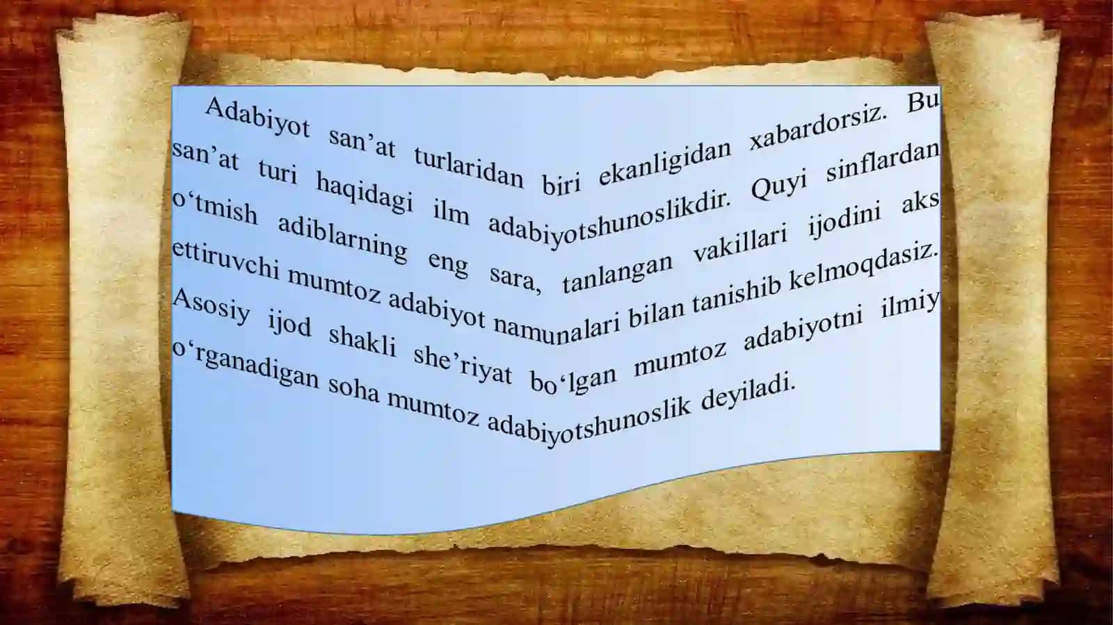 9-sinf G'azalda Badiiy tasvir vositasining o'rni 2