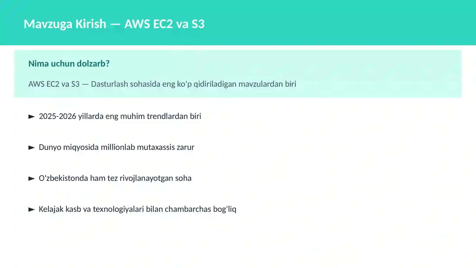AWS EC2 va S3 2
