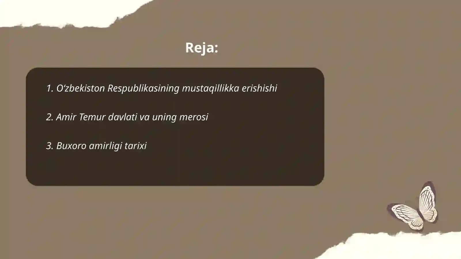 Oʻzbekiston tarixi 2