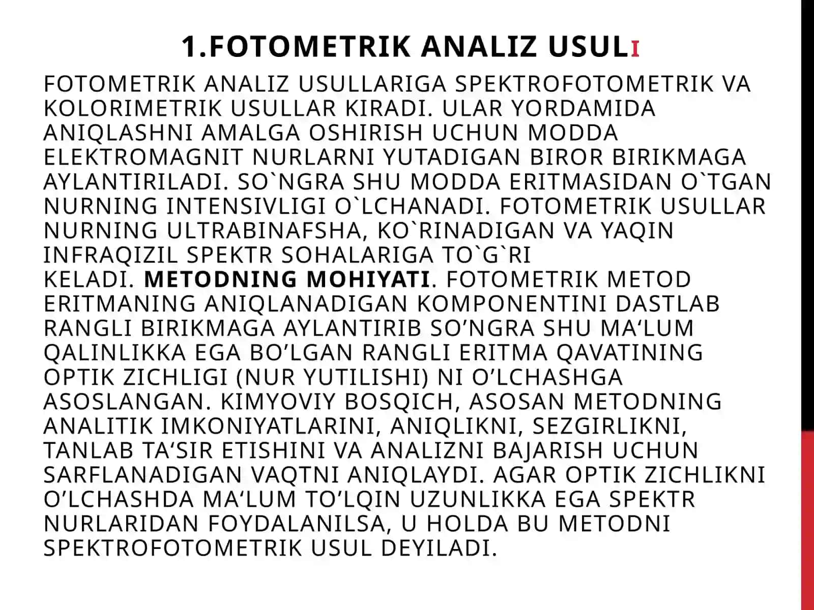 POLAT TARKIBIDAGI NIKEL MIQDORINI FOTOMETRIK ANIQLASH 2