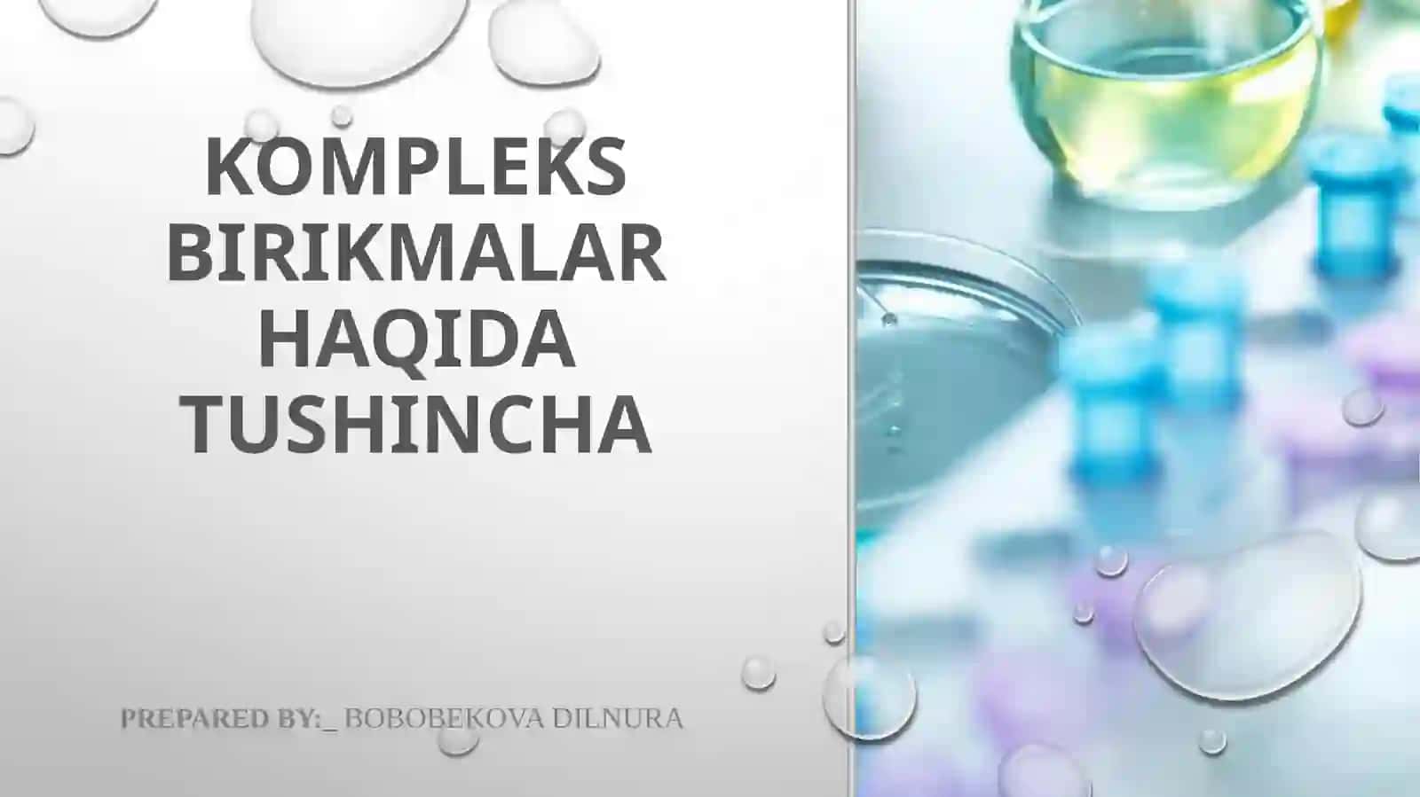 Kompleks Birikmalar Kimyosi 2