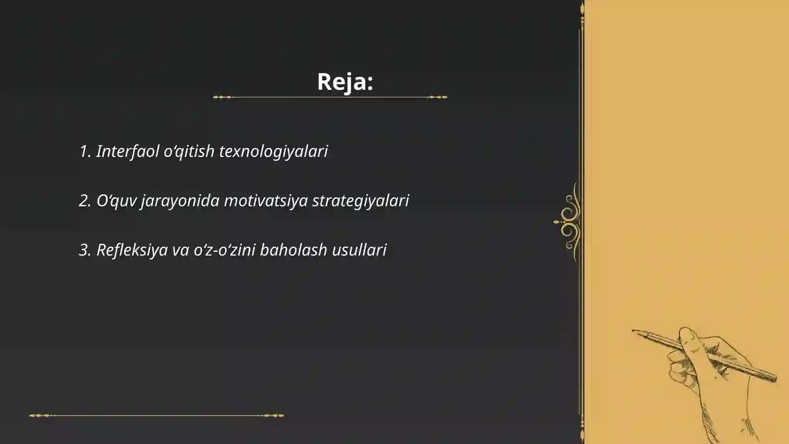 Interfaol o‘qitish texnologiyalari 2