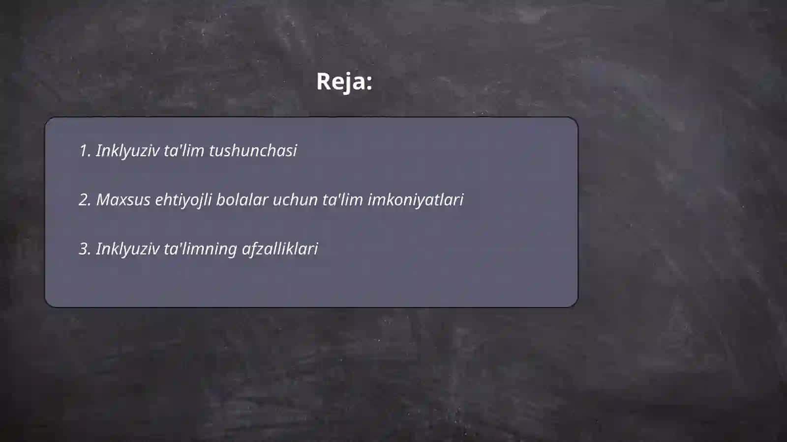 Inklyuziv ta'lim haqida tushuncha 2