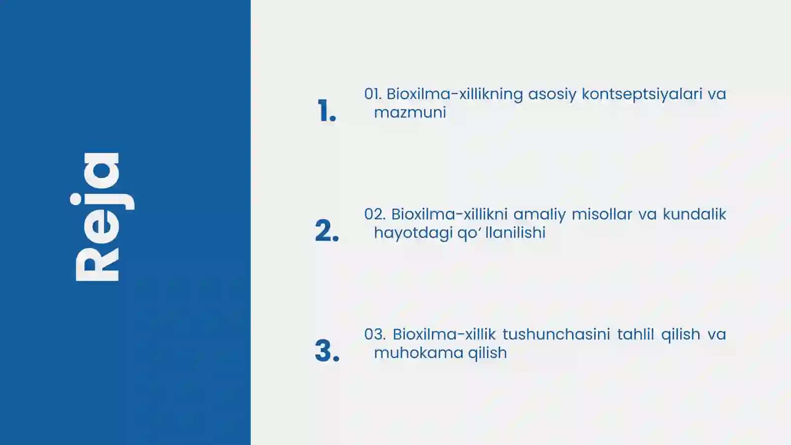 Bioxilma-xillik tushunchasi 2