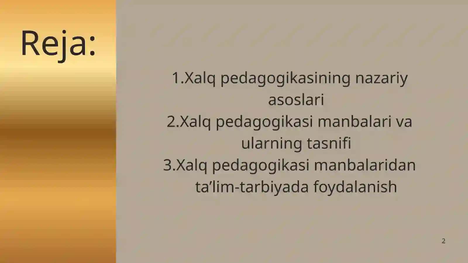 Xalq pedagogikasi manbalari 2