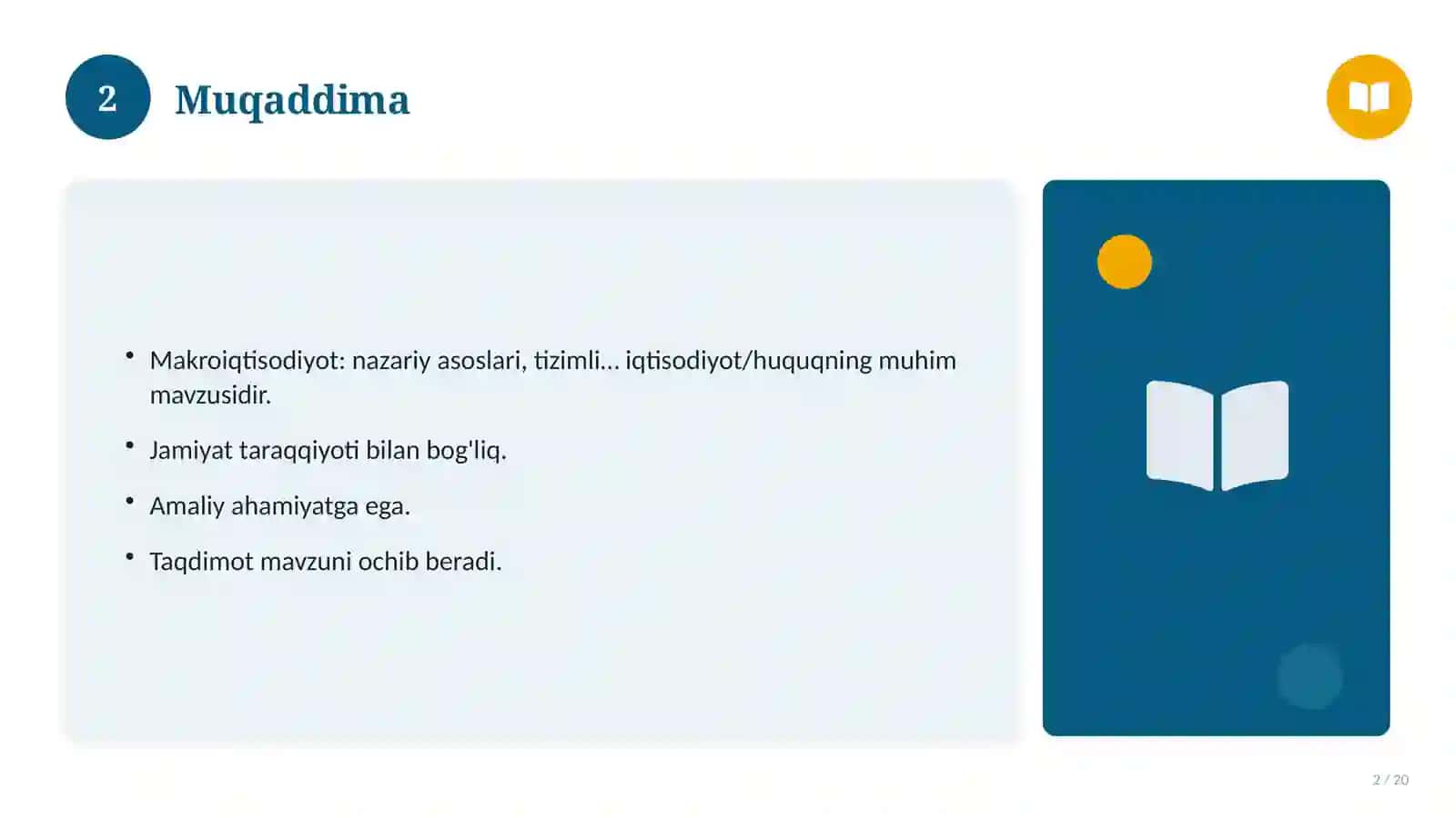 Makroiqtisodiyot: nazariy asoslari, tizimli yondashuvda 2