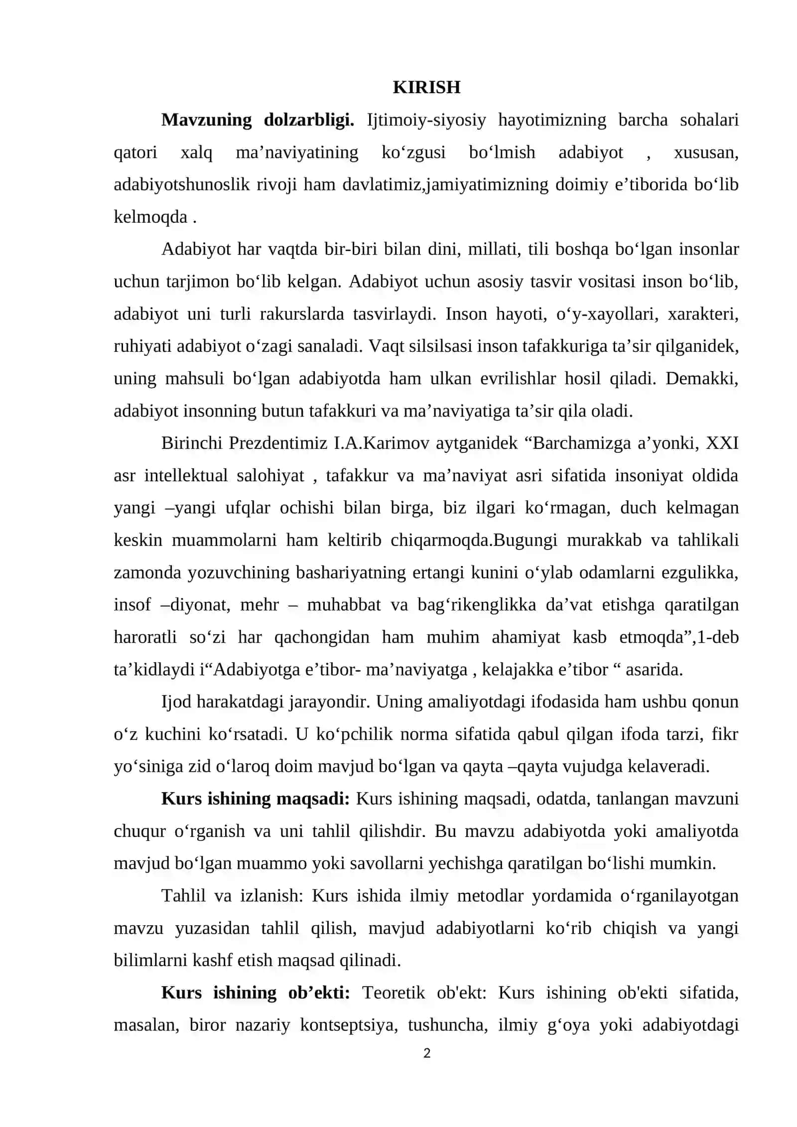 Badiiy obraz tasnifi 2