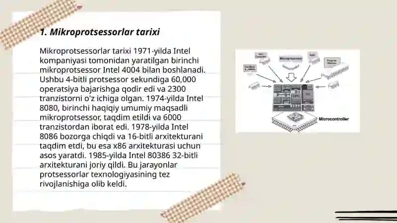 Mikroprotsessorli tizimlar 3