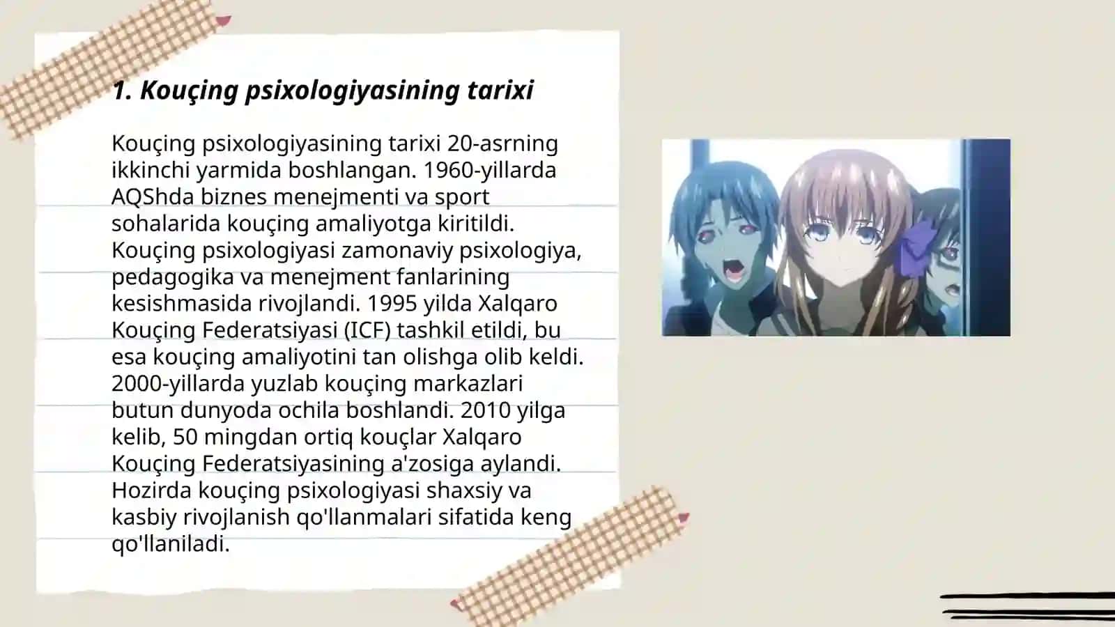 Kauching psixologiyasining vujudga kelish tarixi 3