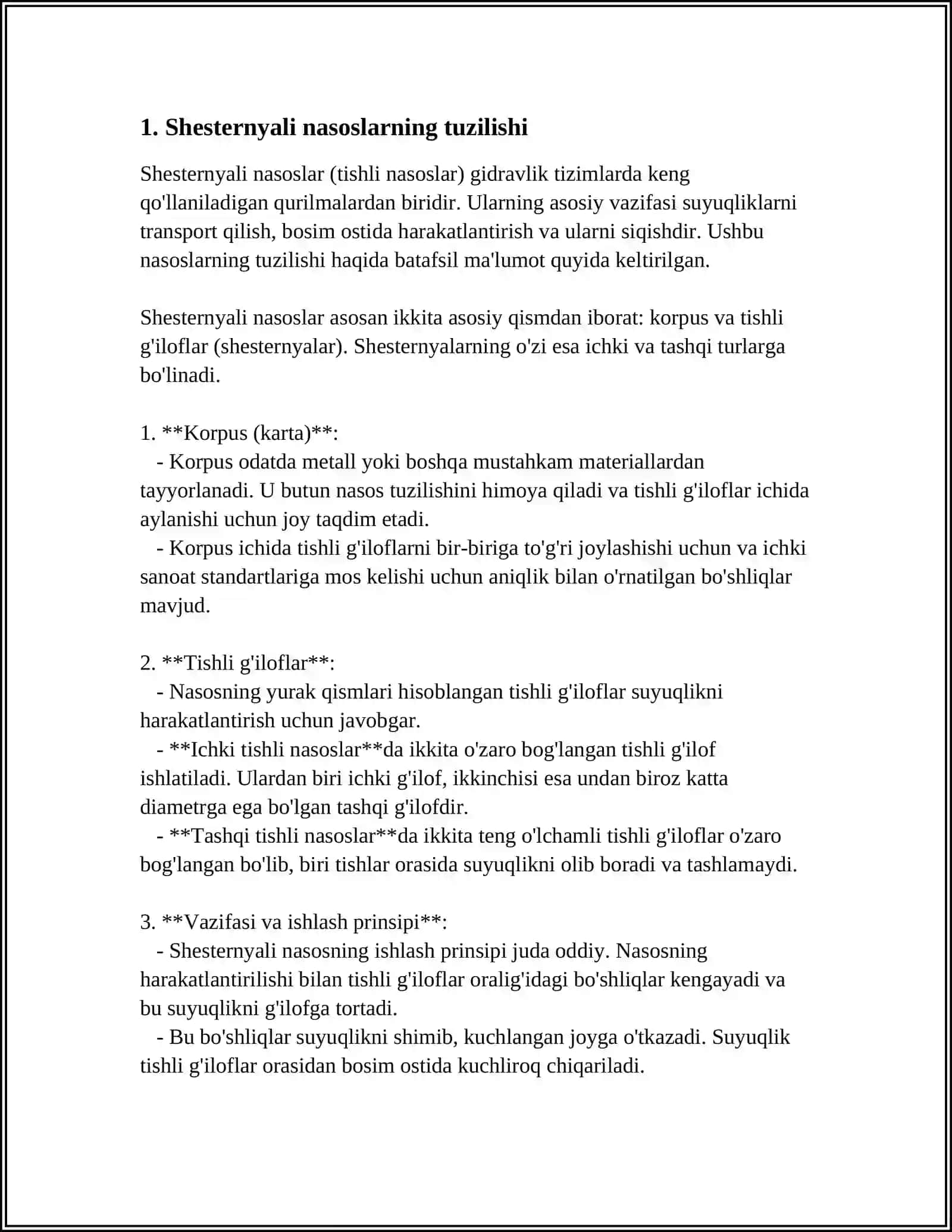SHESTERNYALI NASOSLAR 3