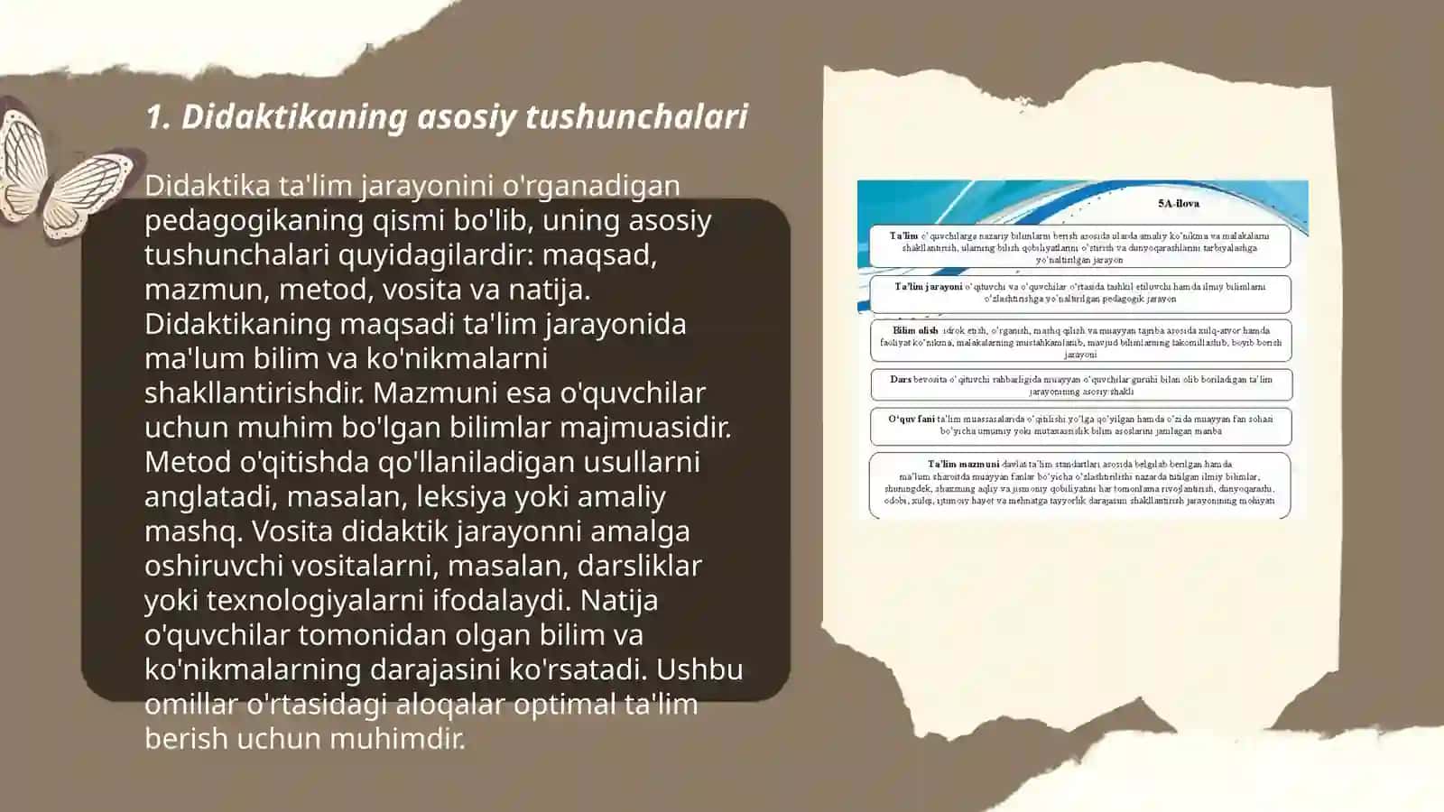 Didaktika tamoyilari.Talim jarayoni mohiyati 3