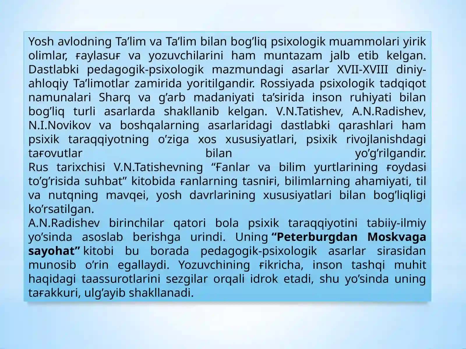 Yosh psixologiya fannining shakllanish tarixi 3
