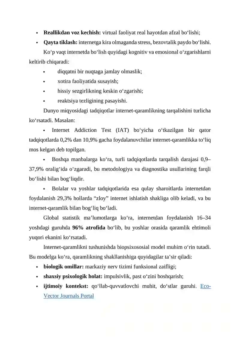Virtual olamga qaramlik fenomeni 3