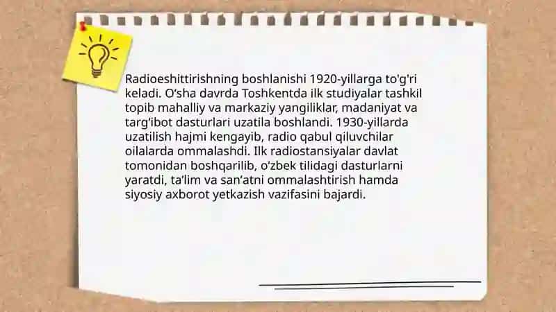 O'zbekistonda radio sohasining rivojlanishi 3
