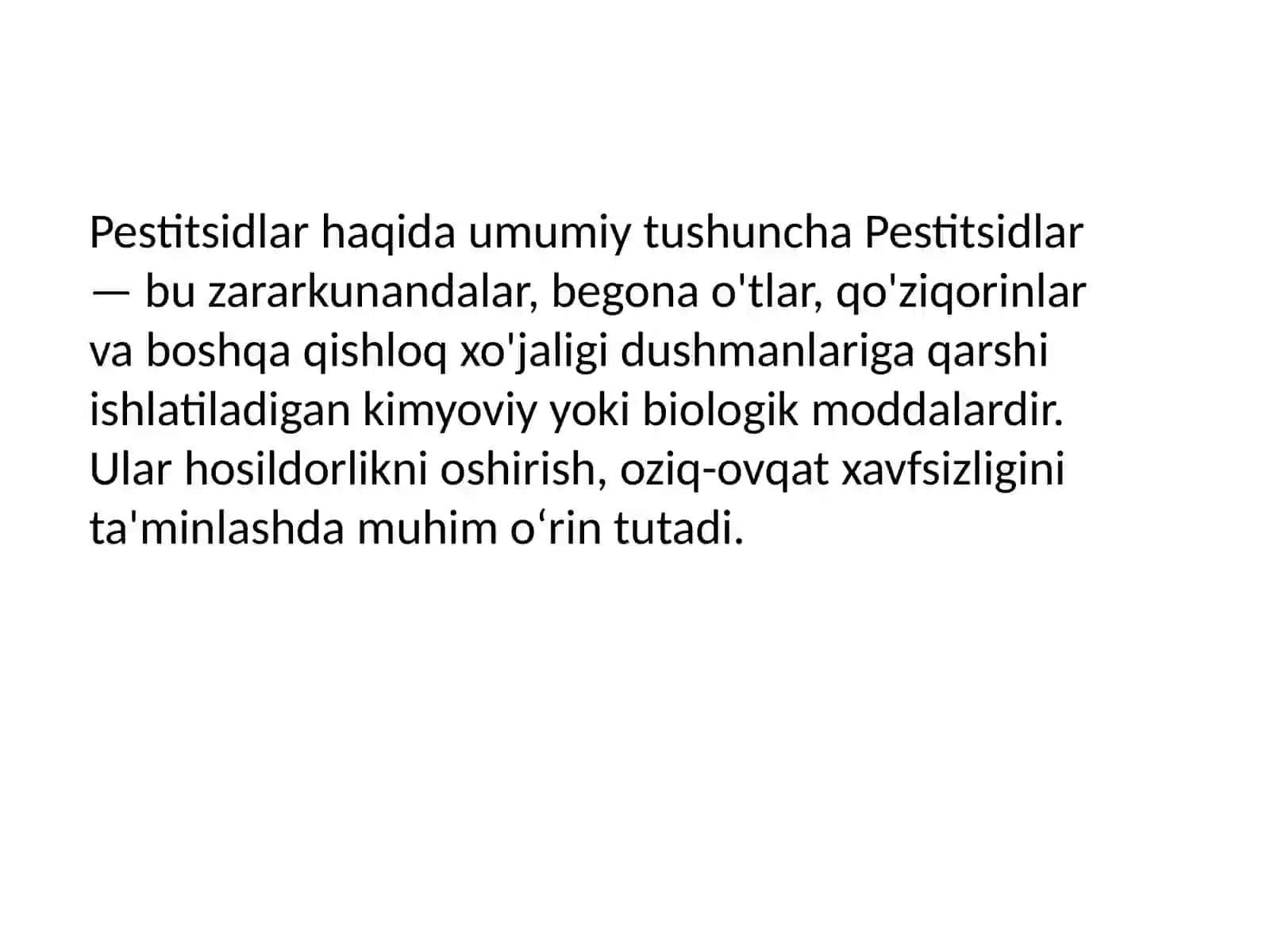 Pestitsidlar haqida umumiy tushuncha 3