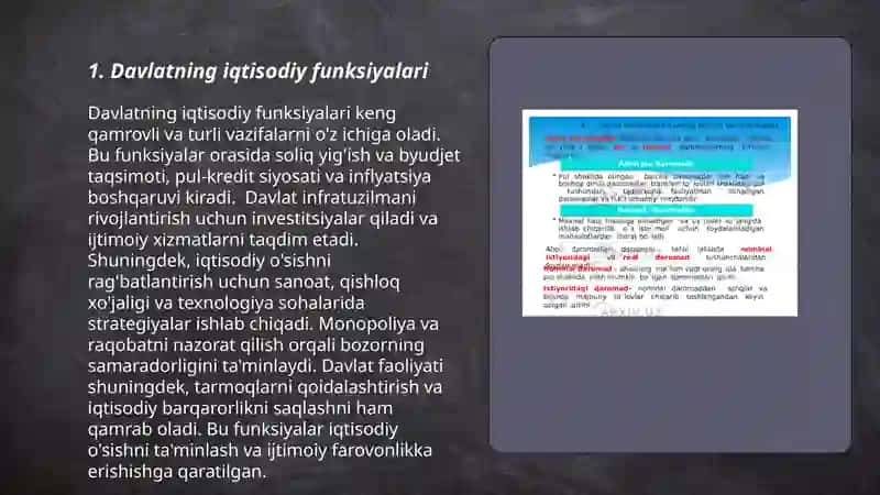 Davlatning iqtisodiy roli 3