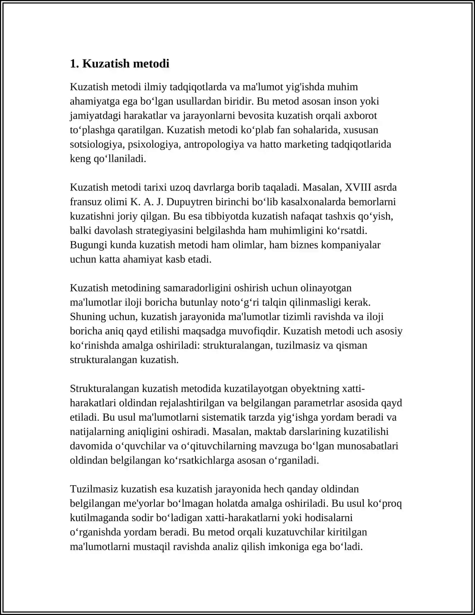 PSIXOLOGIYANING METODLARI 3