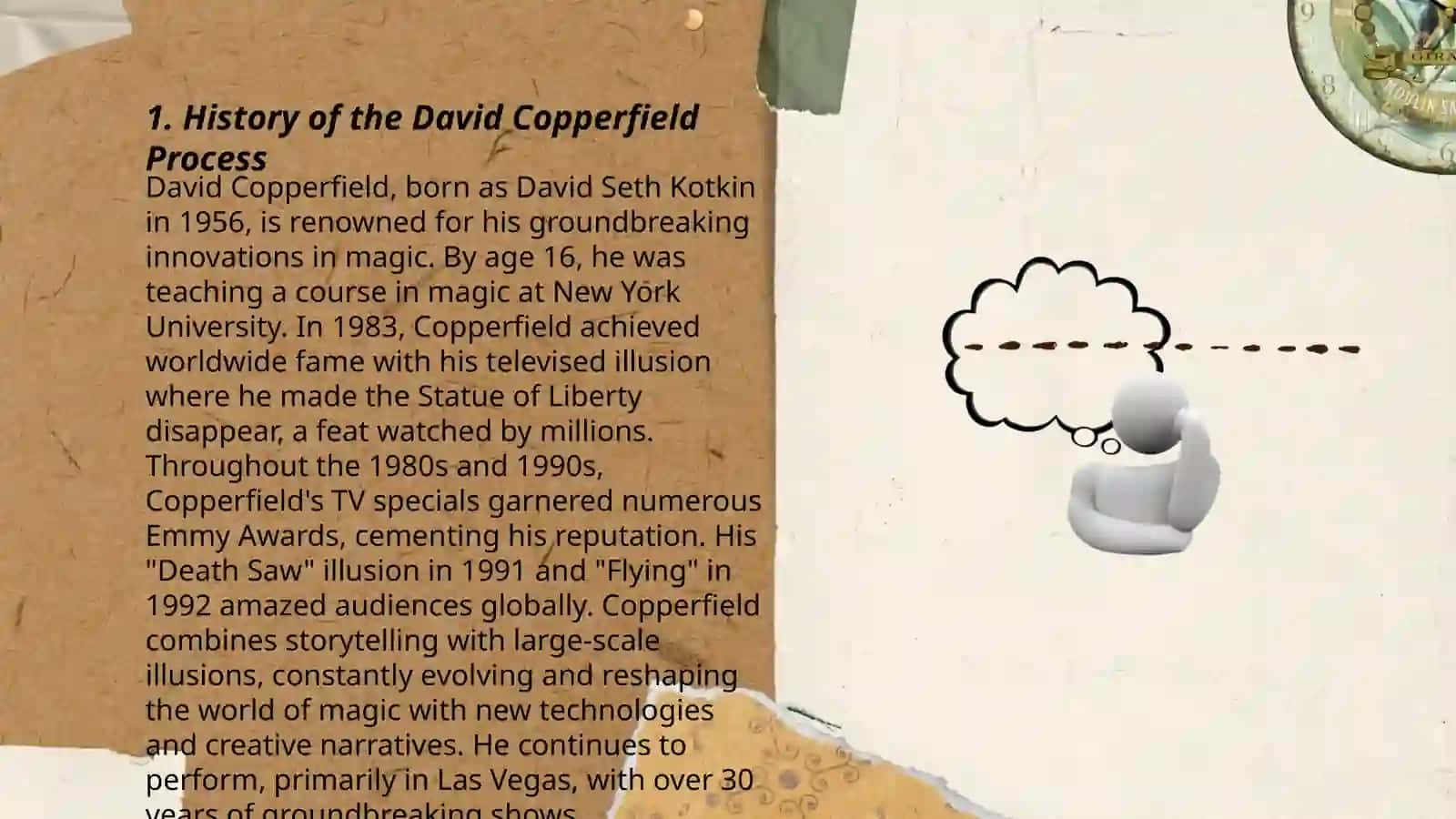David Copperfield Process 3