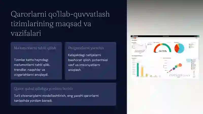 Qarorlarni qo’llab-quvvatlash tizimlari 3