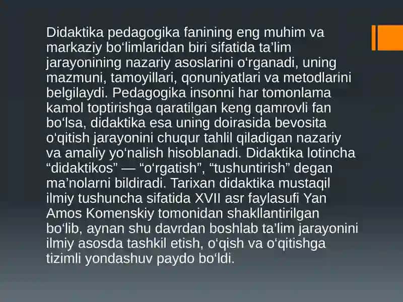 Didaktika-pedagogikafaniningtarkibiyqismisifatida 3
