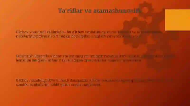 Òlchov vositalarini qiyoslash va kalibrlash 3
