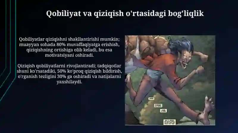 Qobiliyat va qiziqish havas 3