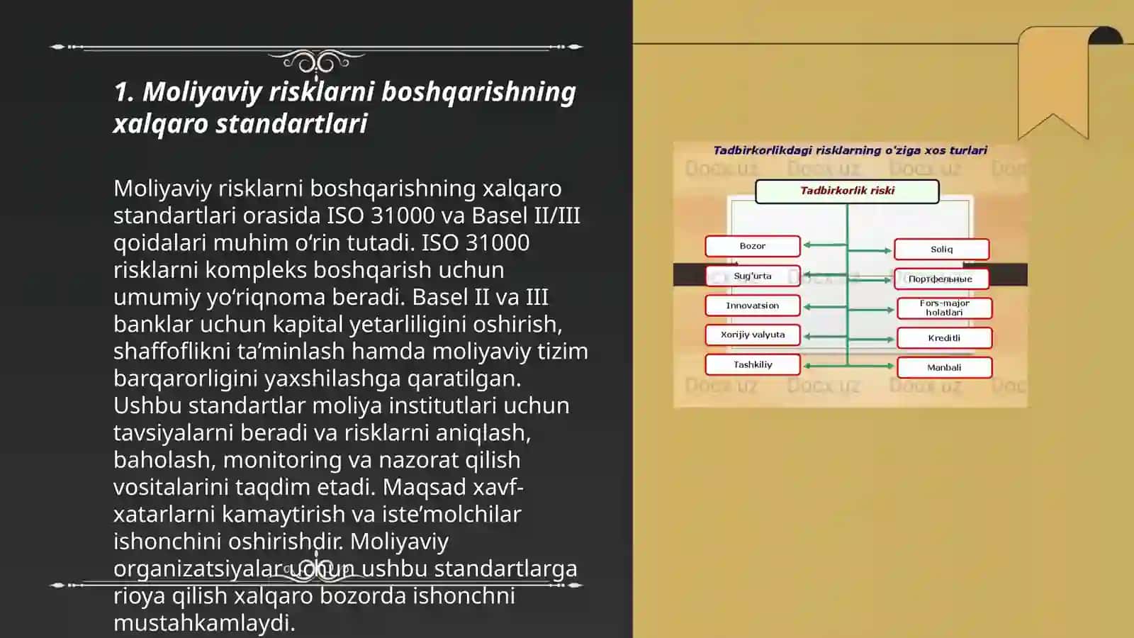 Moliyaviy risklarni kamaytirishning jahon tajribasi 3