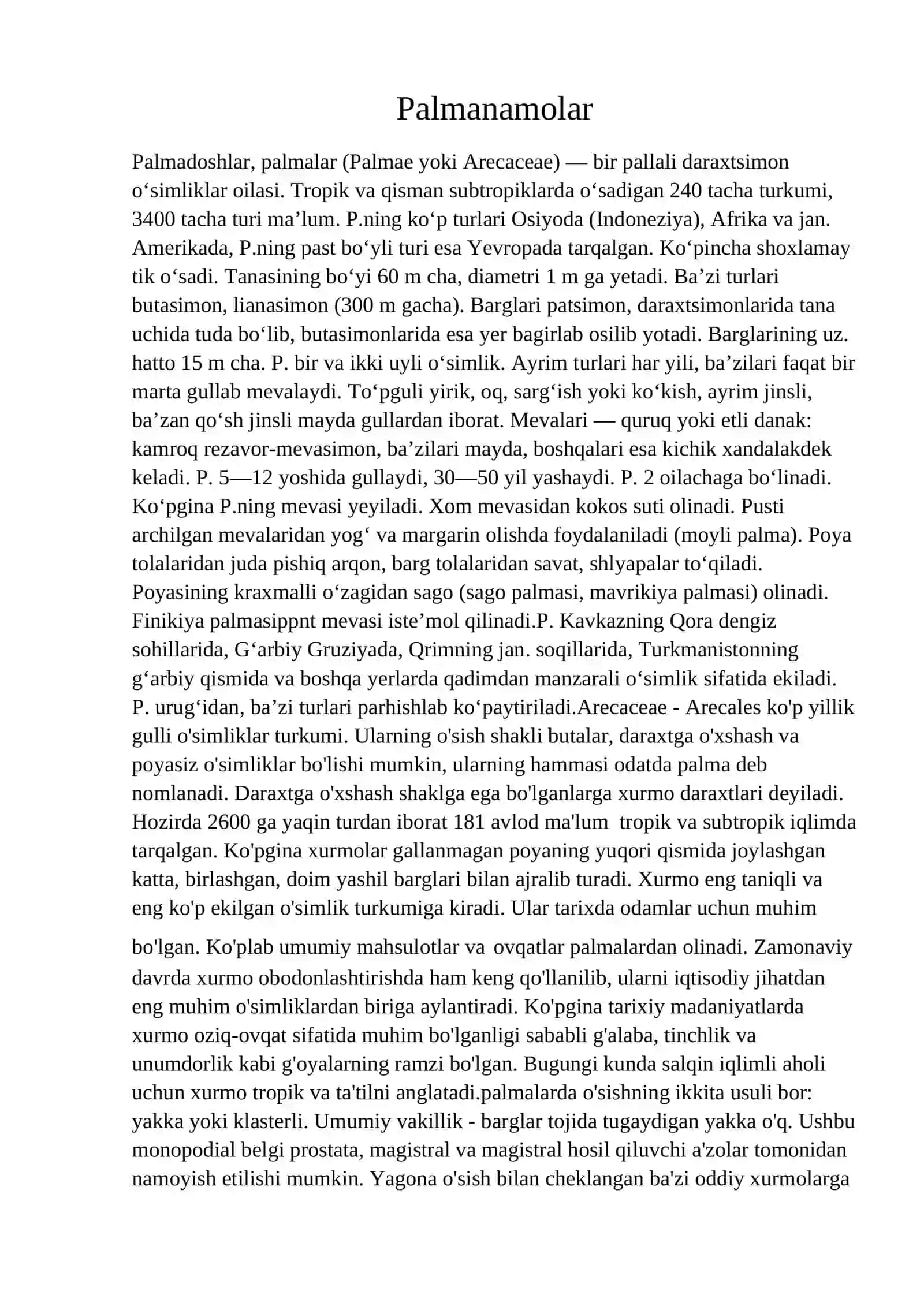 Palmanamolar qabilasi 3