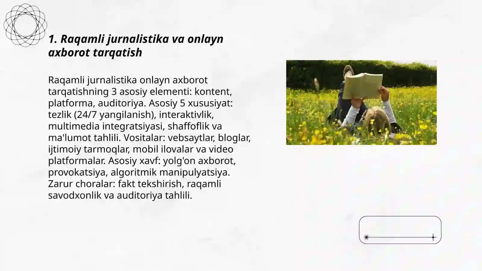 Raqamli jurnalistika va onlayn axborot tarqatish 3
