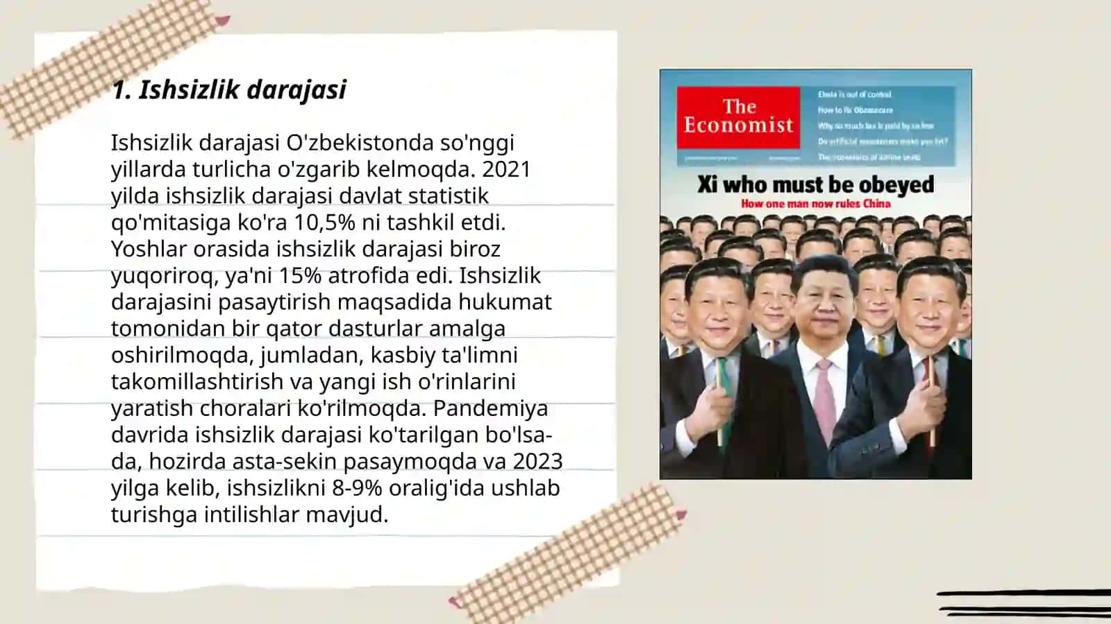 Ishsizlik darajasi 3