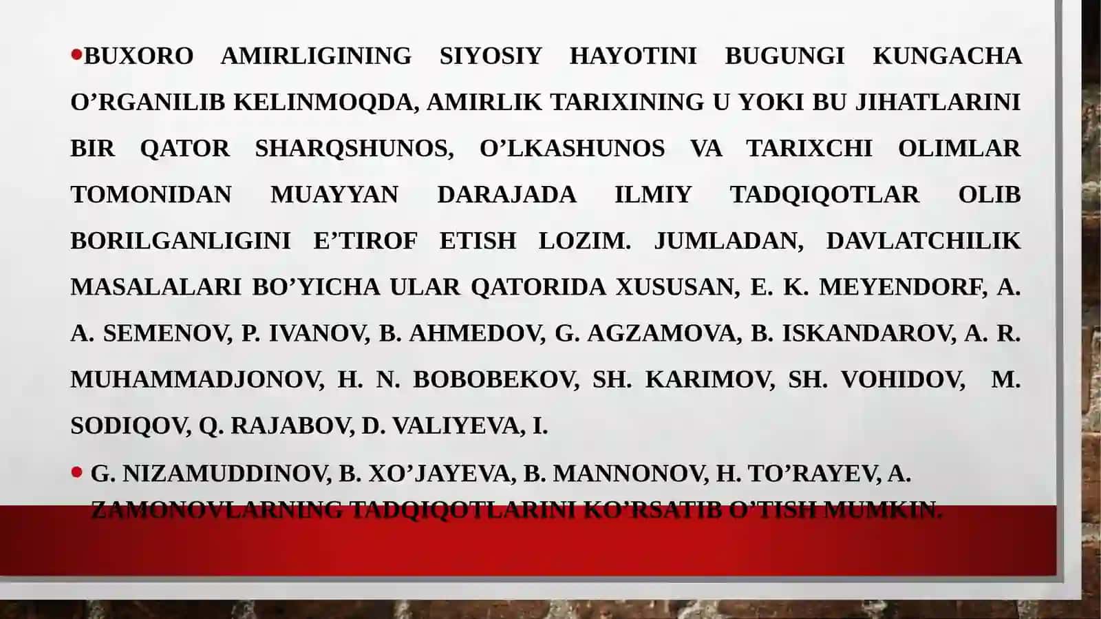 Buxoro amirligining tashkil topishi va siyosiy tarixi 3