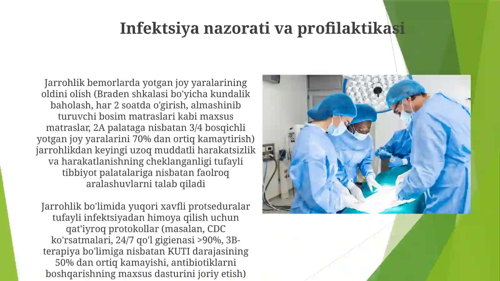 Xirurgiyabolidagi bemorlarni davolash 3