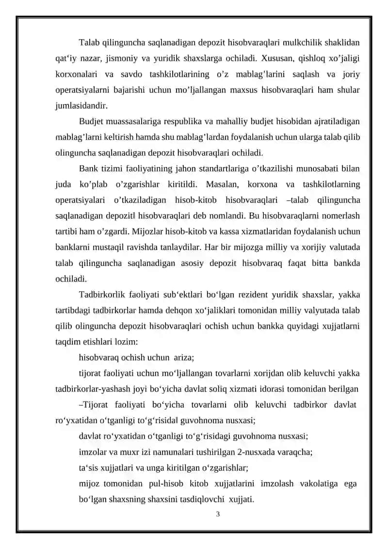 Bank hisobvarag’i ochish tartibi 3