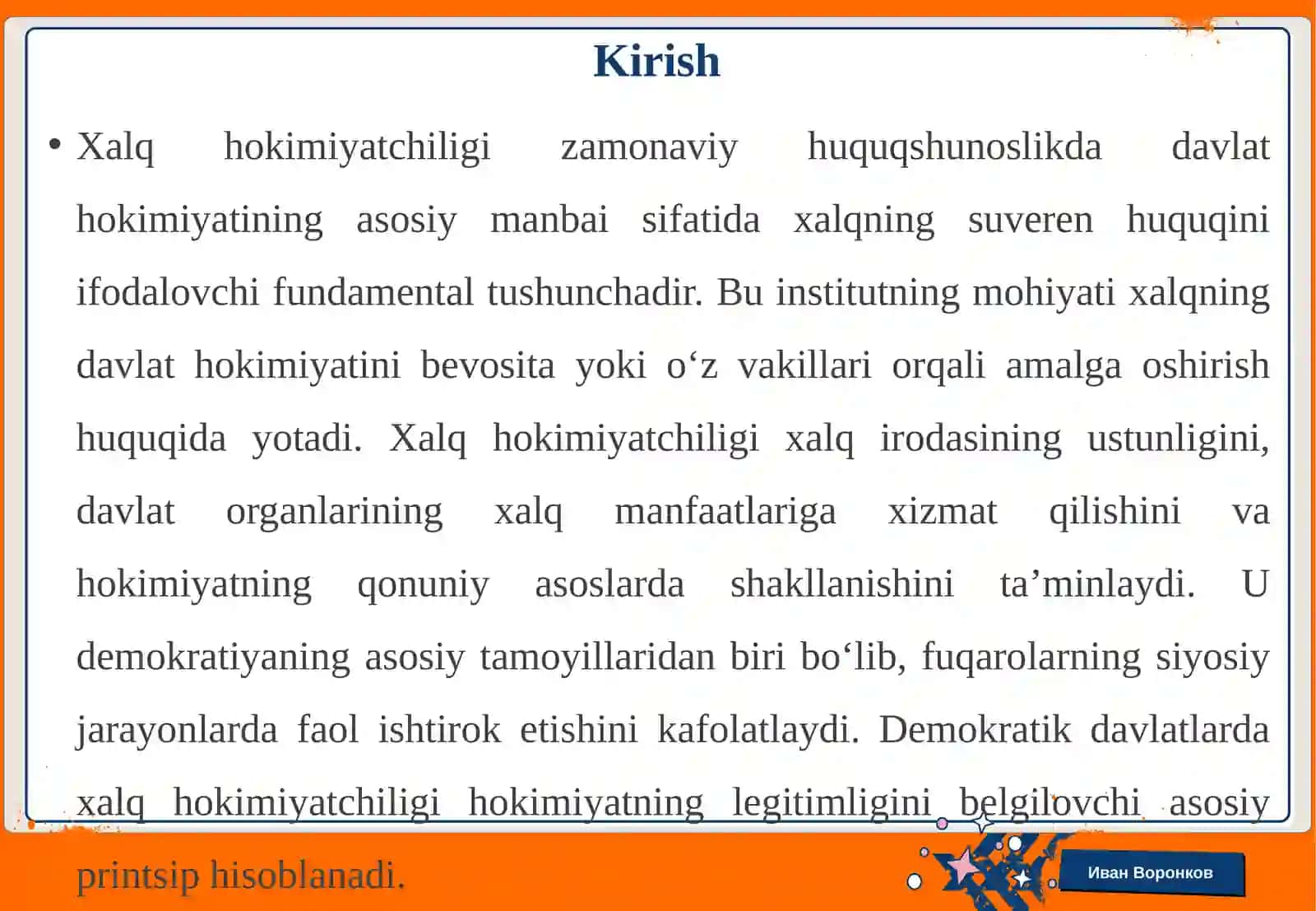Xalq hokimiyatchiligi 3