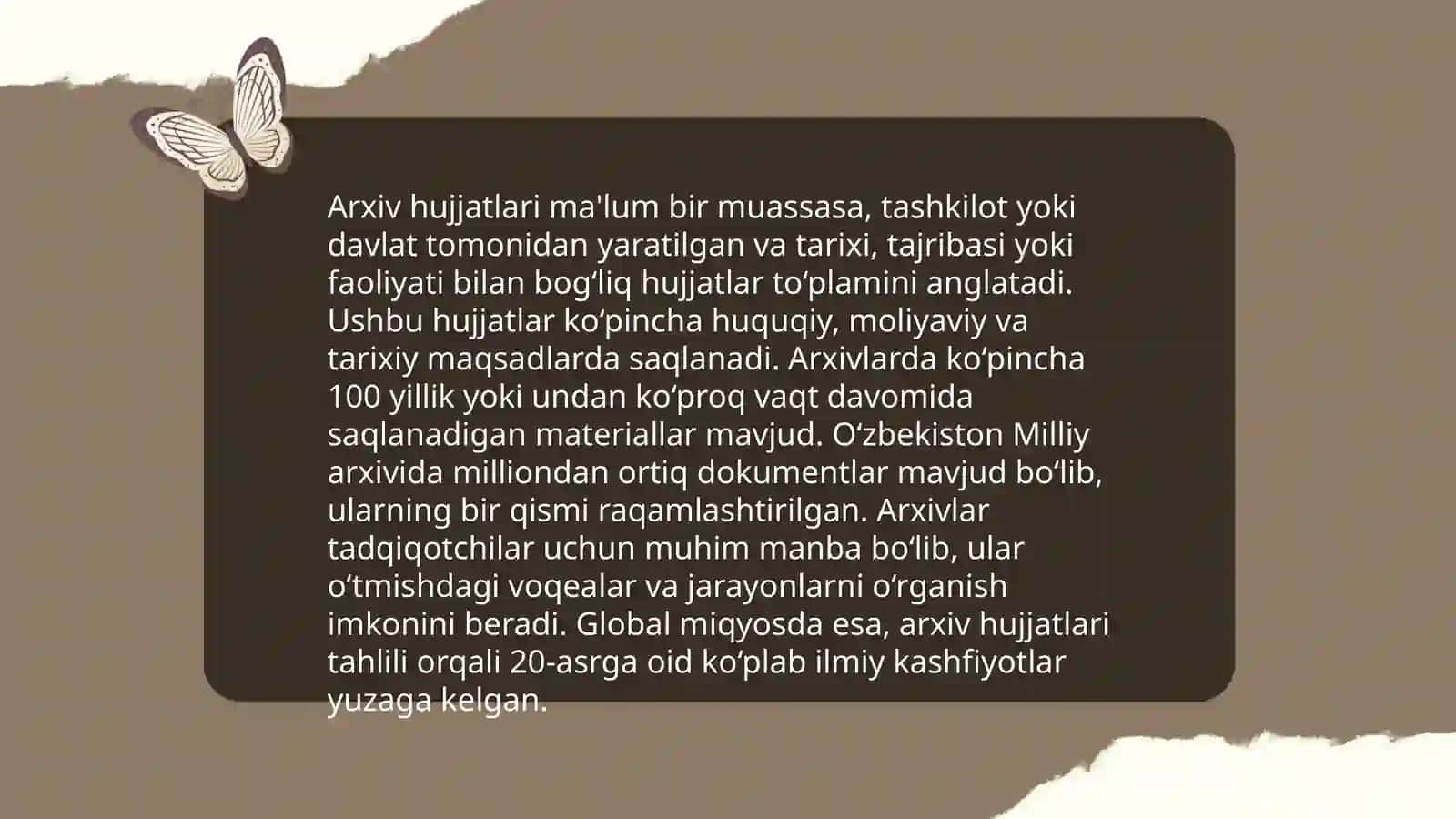 Ma’lumot-axborot hujjatlari 3
