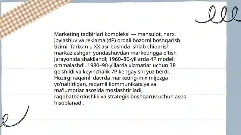 Marketing tadbirlari kompleksi 3