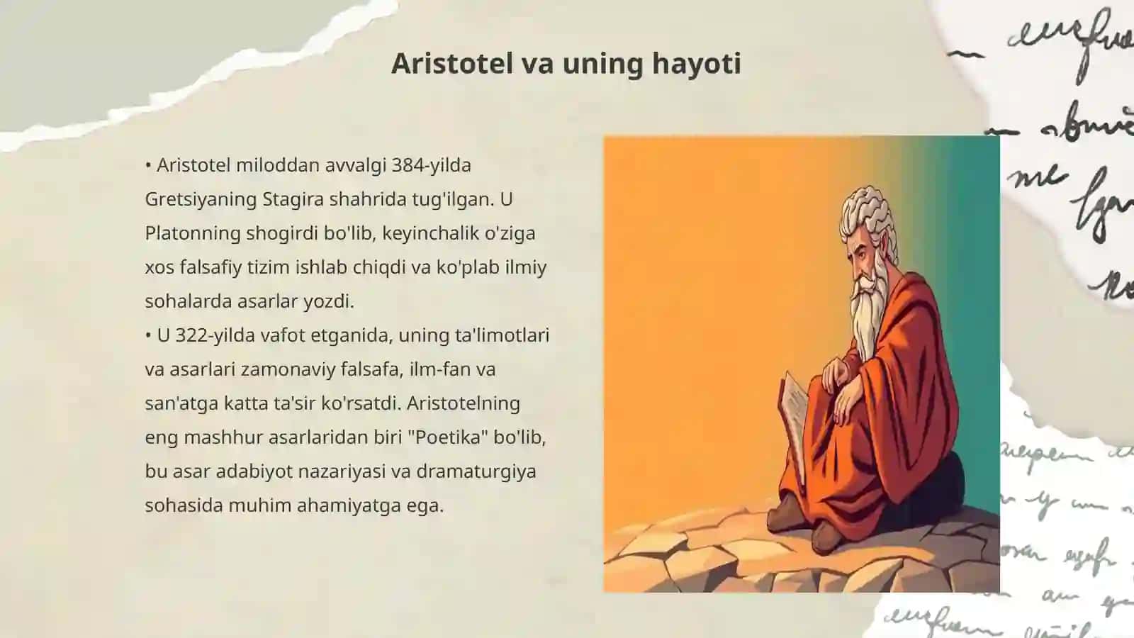 Aristotelning "Poetika" asari haqida 3