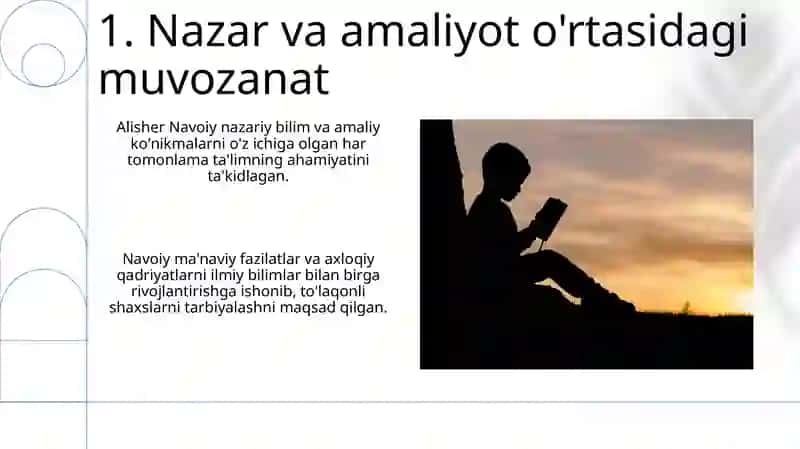 Alisher Navoiyning ta'lim -tarbiya tòģrisidagi qarashlari 3