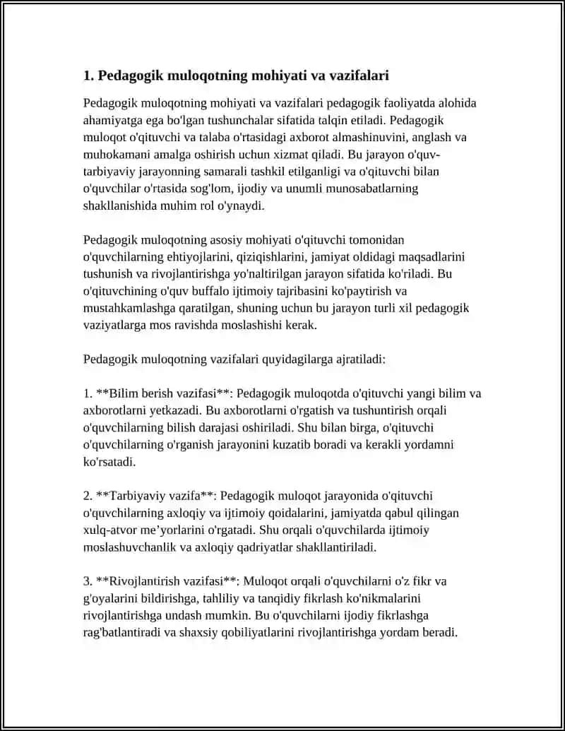 PEDAGOGIK FAOLIYATDA MULOQOT 3