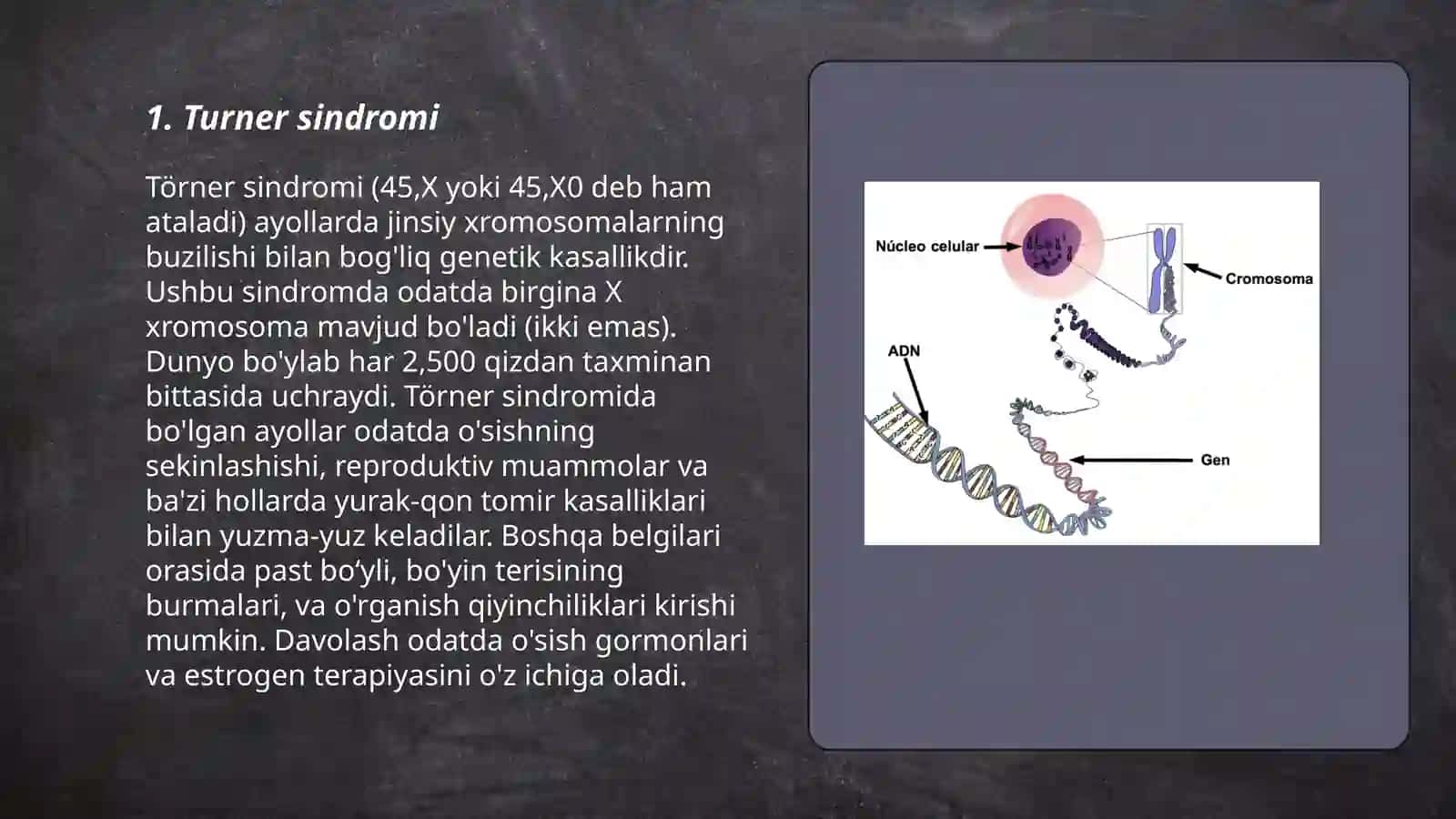 Xromosoma kasalliklari 3