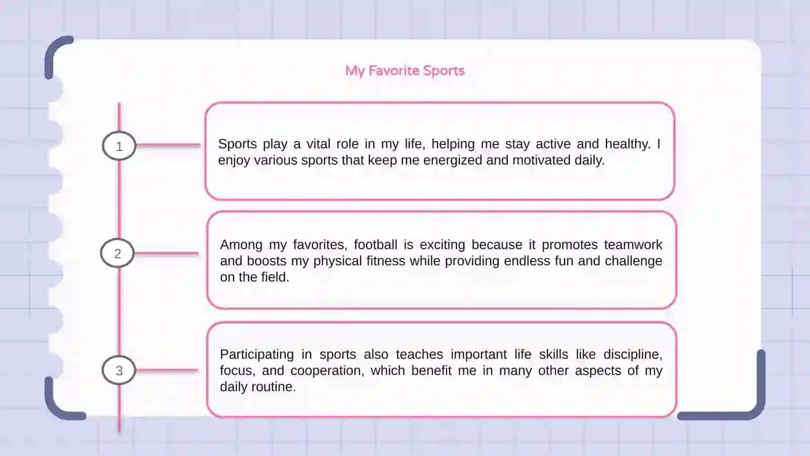 Sport in my life 3