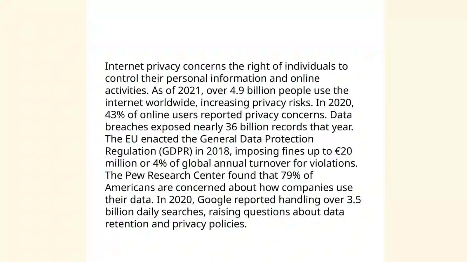 Internet Privacy Concerns 3