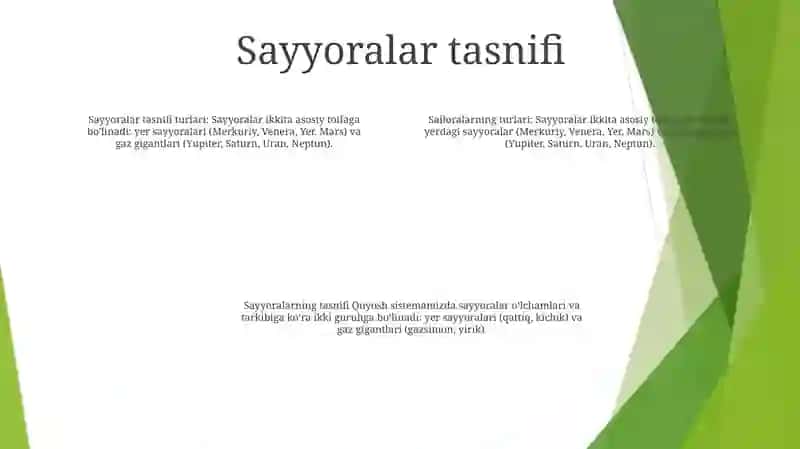 Sayyoralar 3