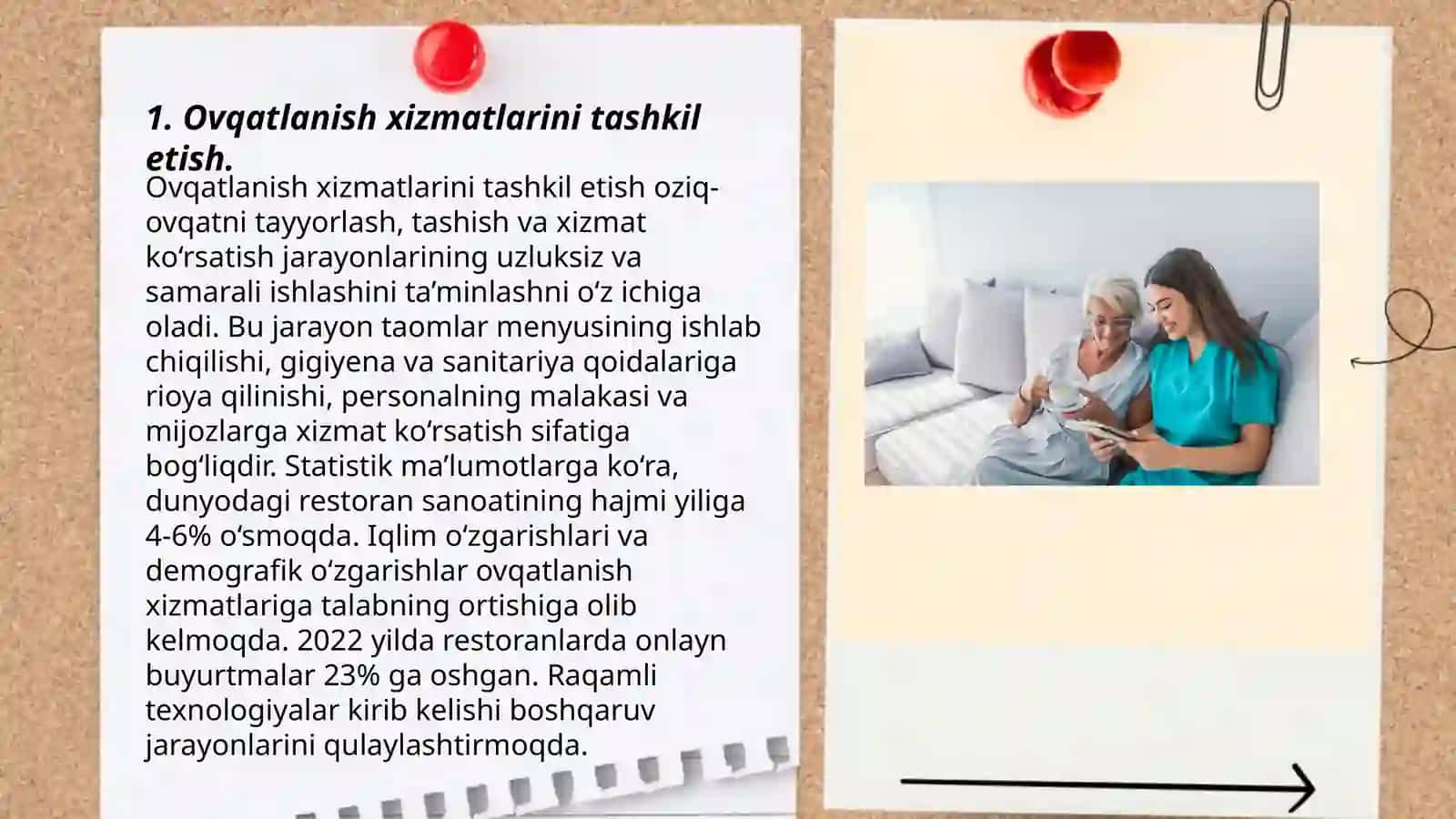 Turizmda ovqatlantirish xizmatlari 3