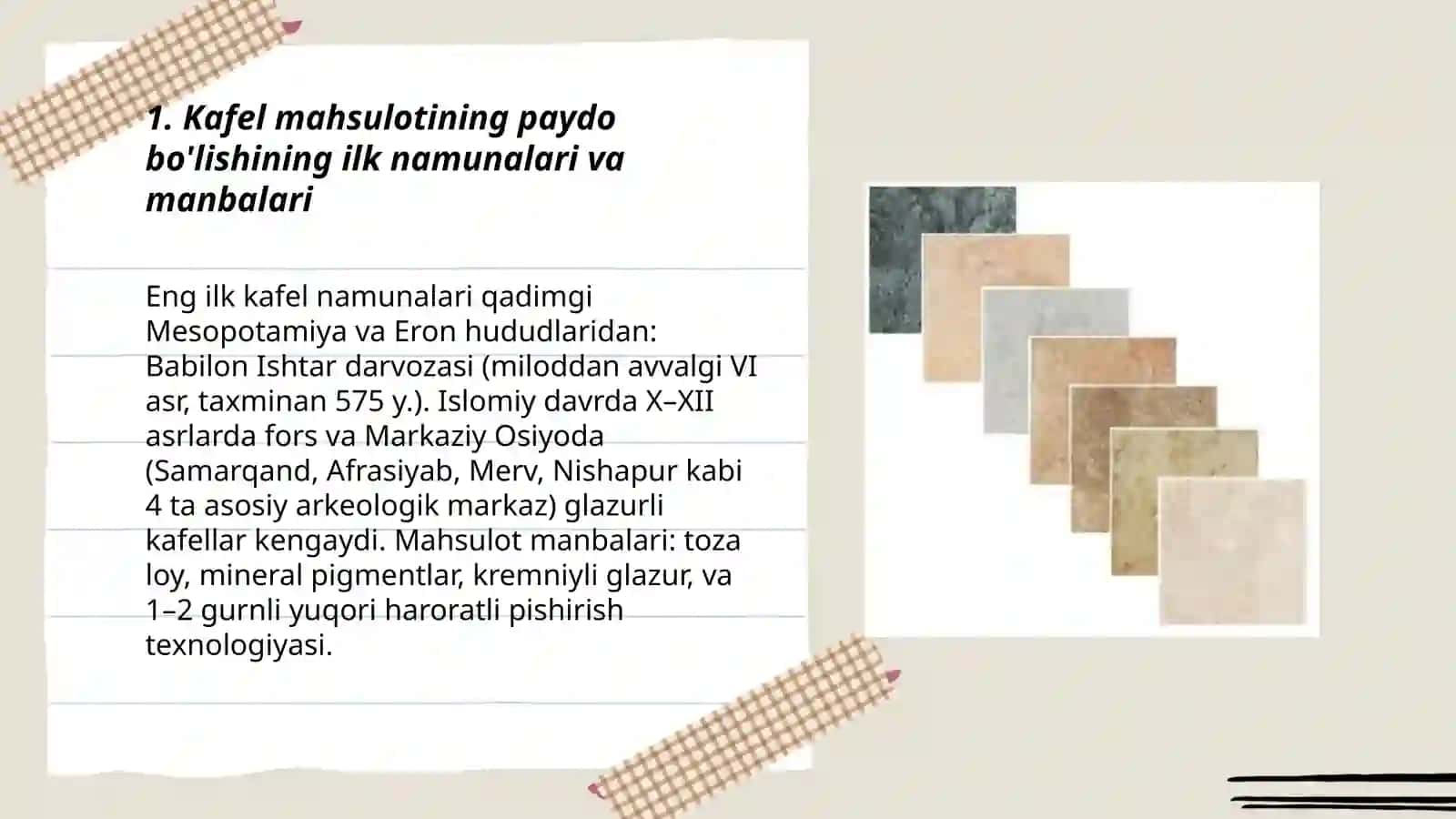 Kafel va uning turlari 3